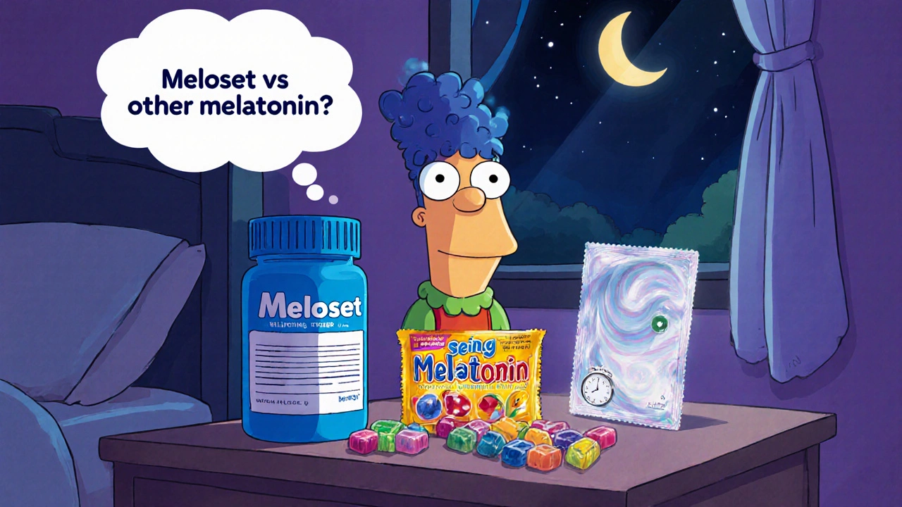 Meloset vs Other Melatonin Supplements: Detailed Comparison