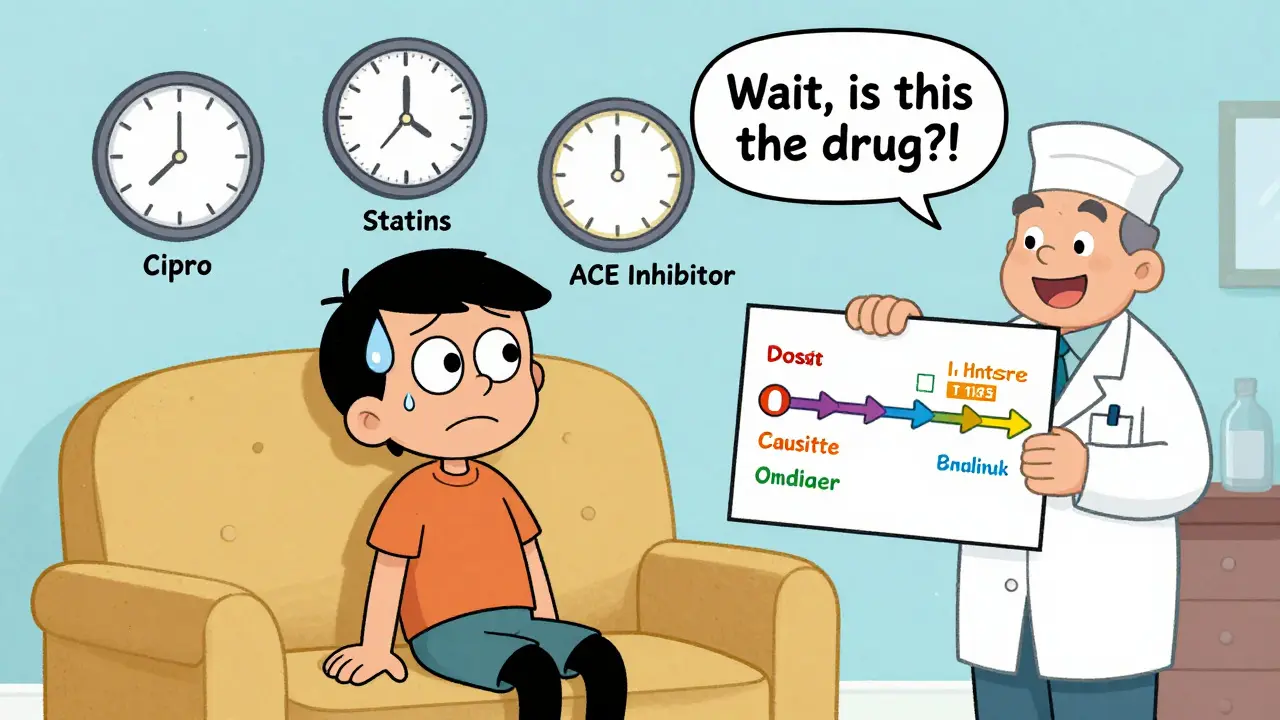 Time-to-Onset Patterns by Drug Class: When Common Medication Side Effects Start